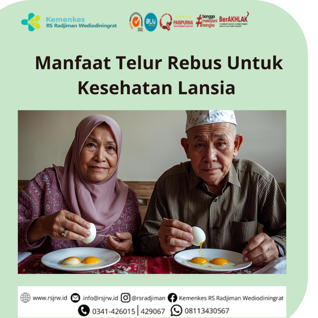 MANFAAT TELUR REBUS UNTUK KESEHATAN LANSIA